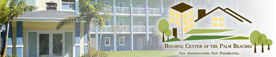The Housing Center of the Palm Beaches banner
